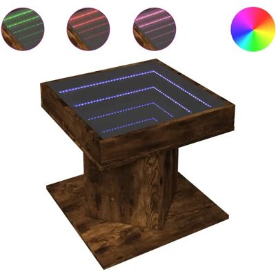 vidaXL 847564 Couchtisch aus geräucherter Eiche mit LED vidaXL 847564 Couchtisch aus geräucherter Eiche mit LED