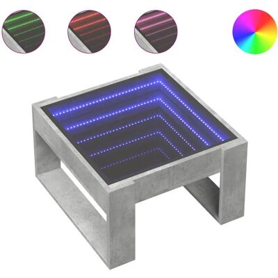 vidaXL 847626 Couchtisch - LED Infinity-Spiegel - 50x53x30 cm vidaXL 847626 Couchtisch - LED Infinity-Spiegel - 50x53x30 cm