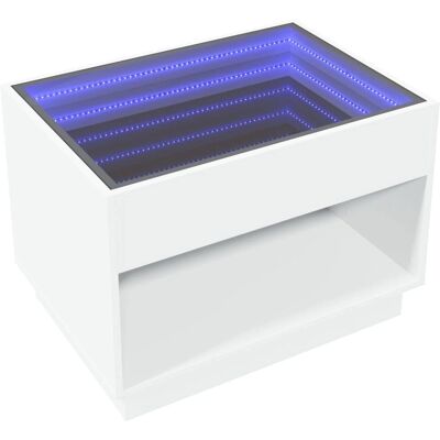 vidaXL Weiß Infinity LED Couchtisch - Couchtisch vidaXL Weiß Infinity LED Couchtisch - Couchtisch