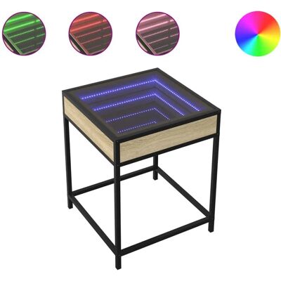 vidaXL 847673 Couchtisch mit LED Infinity Spiegel - Beistelltisch vidaXL 847673 Couchtisch mit LED Infinity Spiegel - Beistelltisch