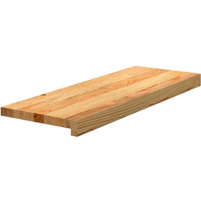 vidaXL Light Brown Oak Stair Treads - Stair Treads vidaXL Light Brown Oak Stair Treads - Stair Treads