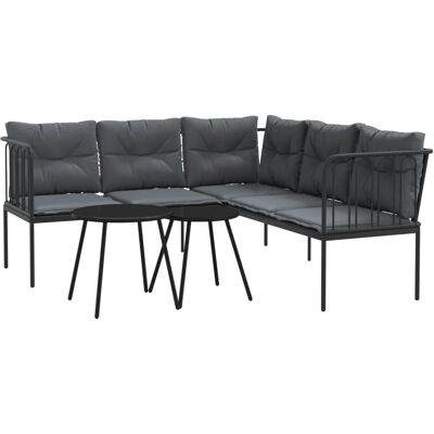vidaXL Gartenmöbel-Set - Robuste Gartensofa mit Kissen vidaXL Gartenmöbel-Set - Robuste Gartensofa mit Kissen