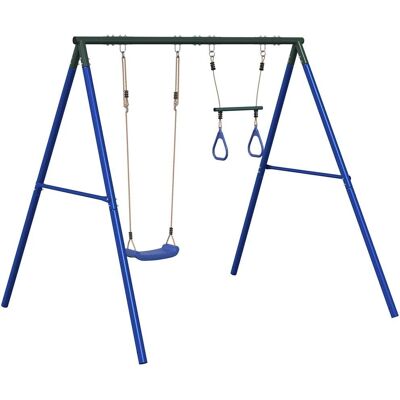 vidaXL Außenspielplatz mit Schaukel und Trapez vidaXL Außenspielplatz mit Schaukel und Trapez
