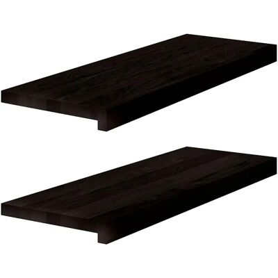 vidaXL Dunkelbraune Eichenholz Treppenstufen 70x30x2 cm - Treppenstufen vidaXL Dunkelbraune Eichenholz Treppenstufen 70x30x2 cm - Treppenstufen