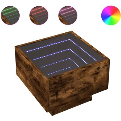 vidaXL Nachttisch mit Räuchereiche - Nachttisch - Moderne Dekoration vidaXL Nachttisch mit Räuchereiche - Nachttisch - Moderne Dekoration