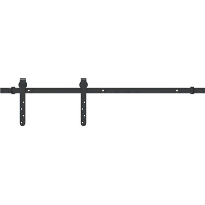 vidaXL Sliding Cabinet Door Kit - Carbon Steel - 91.5 cm vidaXL Sliding Cabinet Door Kit - Carbon Steel - 91.5 cm