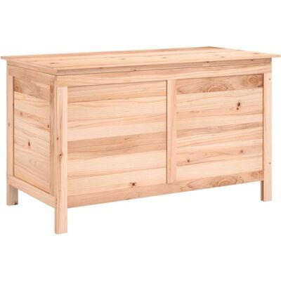 vidaXL Garden Storage Box - Solid Fir Wood - 99x50x56.5 cm vidaXL Garden Storage Box - Solid Fir Wood - 99x50x56.5 cm