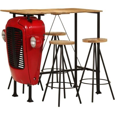 vidaXL 4009369 Küchenmöbelset - Mango Holz, Industriell Stil vidaXL 4009369 Küchenmöbelset - Mango Holz, Industriell Stil