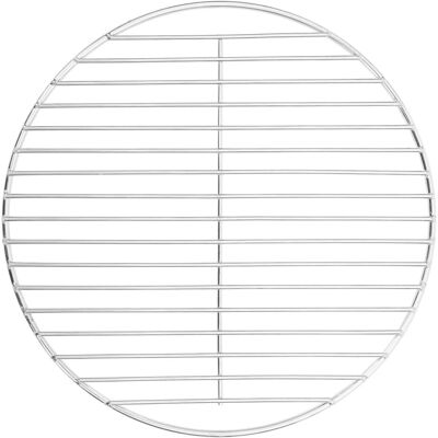 vidaXL BBQ Grill Rond 34,5cm RVS - BBQ Grill vidaXL BBQ Grill Rond 34,5cm RVS - BBQ Grill