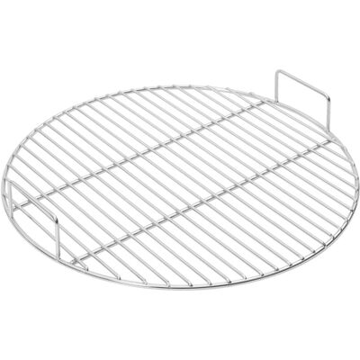 vidaXL Ronde roestvrijstalen grillrooster - Duurzaam & Gemakkelijk te Hanteren vidaXL Ronde roestvrijstalen grillrooster - Duurzaam & Gemakkelijk te Hanteren