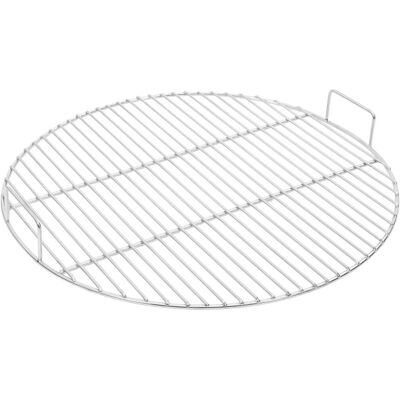 vidaXL Grillrost mit Griffen Rund Ø54 cm 304 Edelstahl - Grillrost vidaXL Grillrost mit Griffen Rund Ø54 cm 304 Edelstahl - Grillrost