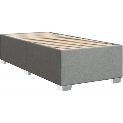vidaXL Bettgestell - Stabil Hellgrau 90x200cm - Bettgestell vidaXL Bettgestell - Stabil Hellgrau 90x200cm - Bettgestell