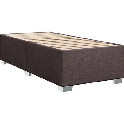 vidaXL Bed Frame - Donkerbruin, 90x200cm - Ondersteuning met latten vidaXL Bed Frame - Donkerbruin, 90x200cm - Ondersteuning met latten