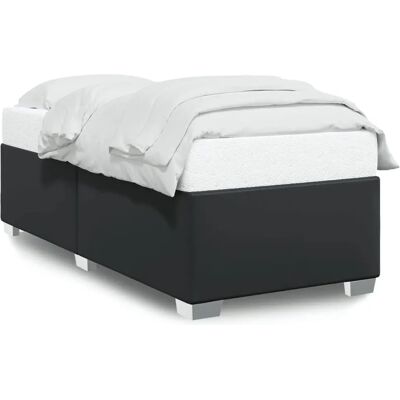 VidaXL Bettgestell - Kunstleder Schwarz 80x200 cm VidaXL Bettgestell - Kunstleder Schwarz 80x200 cm