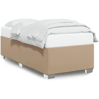 vidaXL Bed Frame - Cappuccino Kunstleder - Bed Frame vidaXL Bed Frame - Cappuccino Kunstleder - Bed Frame