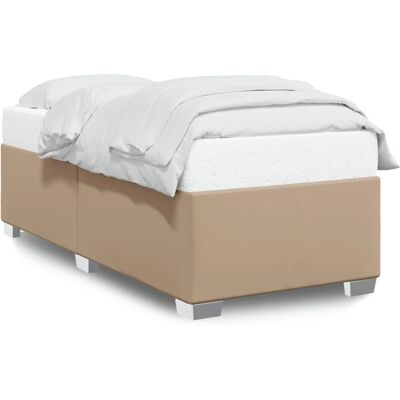 vidaXL Bettgestell - Braun Kunstleder - 90x200cm - Stabil vidaXL Bettgestell - Braun Kunstleder - 90x200cm - Stabil