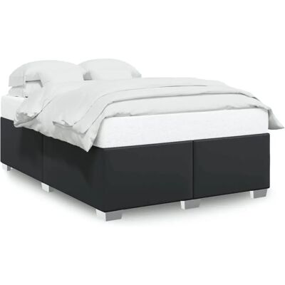 Estructura de cama negro - 160x200 cm - VidaXL - cama Estructura de cama negro - 160x200 cm - VidaXL - cama