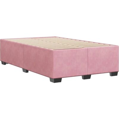 vidaXL Rosa Samt Bettgestell 120x190cm - Bettgestell vidaXL Rosa Samt Bettgestell 120x190cm - Bettgestell