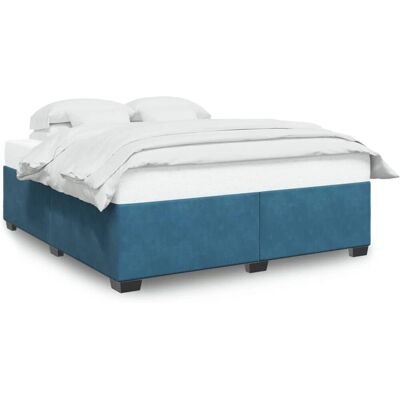 VidaXL 3284659 Bettrahmen - blaue Unterstützung für Matratze VidaXL 3284659 Bettrahmen - blaue Unterstützung für Matratze