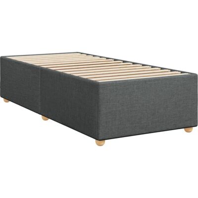 vidaXL Bettgestell - Unterstützung Latten - Dunkelgrau - Bett vidaXL Bettgestell - Unterstützung Latten - Dunkelgrau - Bett