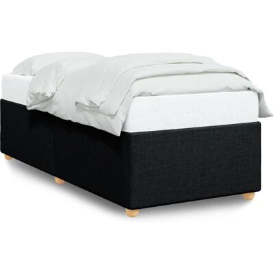 vidaXL Bettgestell - 90x190 cm Schwarz - Stabiles & Langlebiges vidaXL Bettgestell - 90x190 cm Schwarz - Stabiles & Langlebiges