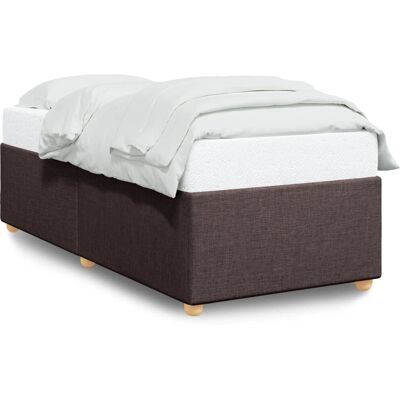 VidaXL Bettgestell - Dunkelbraun - 90x190 cm VidaXL Bettgestell - Dunkelbraun - 90x190 cm