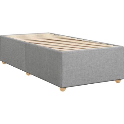 Estructura de Cama VidaXL - Resistente, Duradera, Gris Claro Estructura de Cama VidaXL - Resistente, Duradera, Gris Claro