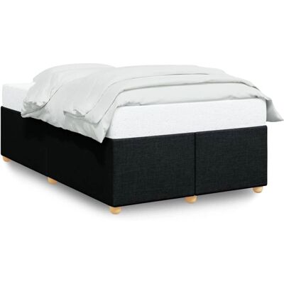 vidaXL Bettgestell 120x190cm - Schwarz - Robuste Unterstützung vidaXL Bettgestell 120x190cm - Schwarz - Robuste Unterstützung