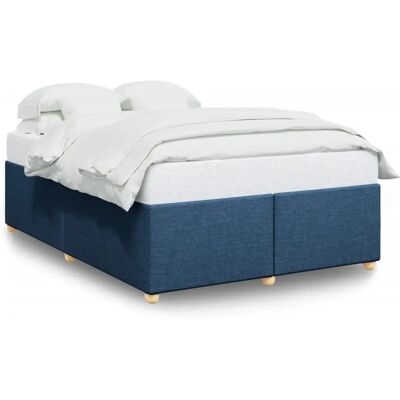 VidaXL Bettgestell - 140x200cm Blau, Robust & Leicht Zusammenzubauen VidaXL Bettgestell - 140x200cm Blau, Robust & Leicht Zusammenzubauen
