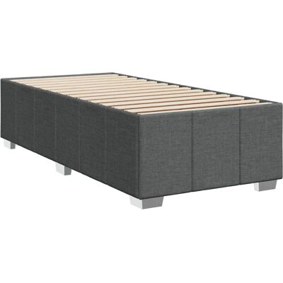vidaXL Bettgestell - 80x200cm - Dunkelgrau - Bettgestell vidaXL Bettgestell - 80x200cm - Dunkelgrau - Bettgestell