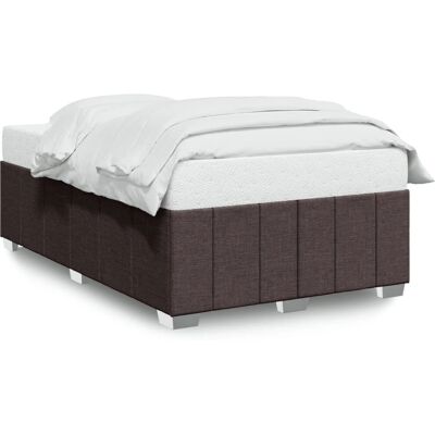 vidaXL Bettgestell - 120x190cm Dunkelbraun, mit Lattenrost vidaXL Bettgestell - 120x190cm Dunkelbraun, mit Lattenrost
