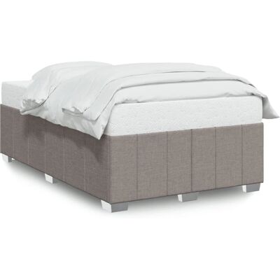 vidaXL Bettgestell - Taupe - 120x190cm vidaXL Bettgestell - Taupe - 120x190cm
