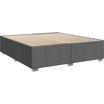 vidaXL Bed Frame - Donkergrijs - 180x200 cm - Ondersteuning voor Matras vidaXL Bed Frame - Donkergrijs - 180x200 cm - Ondersteuning voor Matras