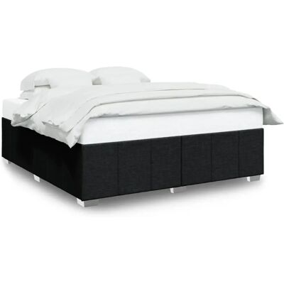 VidaXL Bettgestell - 180x200cm - Schwarz - Stabil und langlebig VidaXL Bettgestell - 180x200cm - Schwarz - Stabil und langlebig