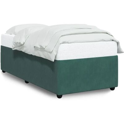 vidaXL Bed Frame Dark Green - Bed Frame vidaXL Bed Frame Dark Green - Bed Frame