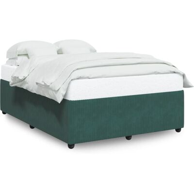 vidaXL Bedframe - Ondersteuning Latten - Donkergroen - Bedframe vidaXL Bedframe - Ondersteuning Latten - Donkergroen - Bedframe