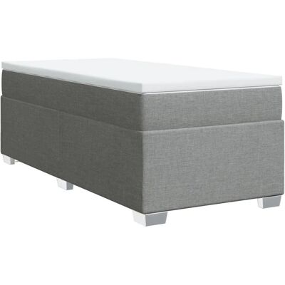 VidaXL 3285102 bed - Supportieve Lichtgrijze Slaap VidaXL 3285102 bed - Supportieve Lichtgrijze Slaap