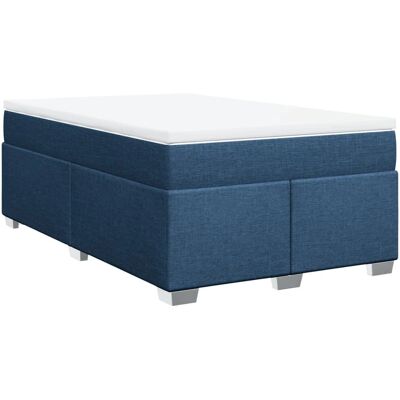 vidaXL 3285122 Bett mit Stoff Blau 120x190 cm vidaXL 3285122 Bett mit Stoff Blau 120x190 cm