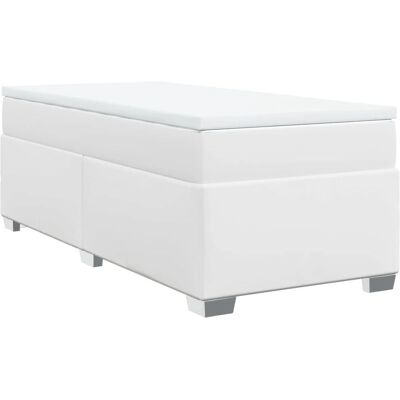 VidaXL 3285186 Bett - Weiß Kunstleder, 80x200 cm - Bett VidaXL 3285186 Bett - Weiß Kunstleder, 80x200 cm - Bett