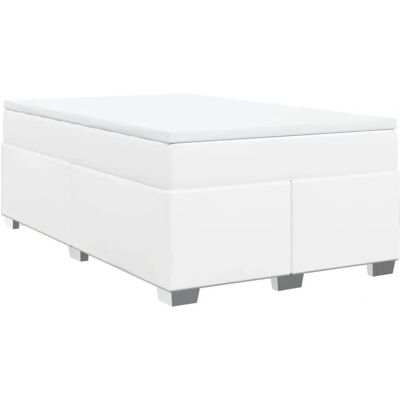 VidaXL Weißes Kunstleder Bett - Komfort & Stil VidaXL Weißes Kunstleder Bett - Komfort & Stil