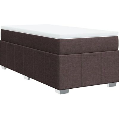 VidaXL Bett - Dunkelbraun - Unterstützende Taschenfederkernmatratze VidaXL Bett - Dunkelbraun - Unterstützende Taschenfederkernmatratze