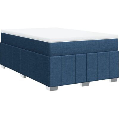 VidaXL Blaue Boxspringbett - Unterstützung mit Taschenfederkern VidaXL Blaue Boxspringbett - Unterstützung mit Taschenfederkern