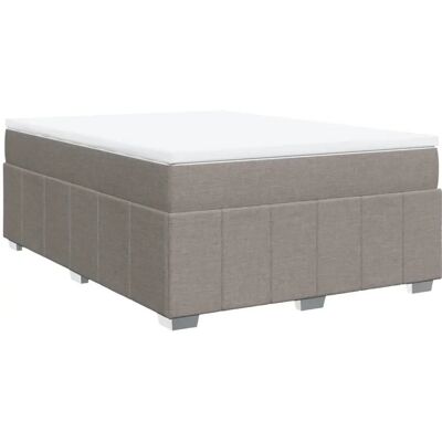 vidaXL Boxspringbett - Taupe - Bett vidaXL Boxspringbett - Taupe - Bett