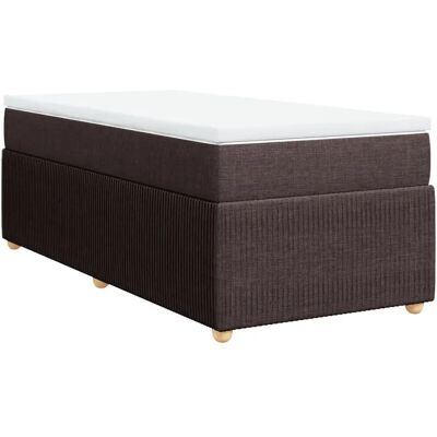 vidaXL Donkerbruine Boxspring - Ondersteuning & Comfort vidaXL Donkerbruine Boxspring - Ondersteuning & Comfort