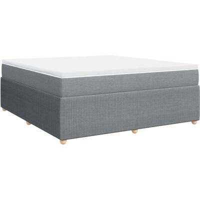 VidaXL 114284 Hellgrau Boxspringbett - Bett VidaXL 114284 Hellgrau Boxspringbett - Bett