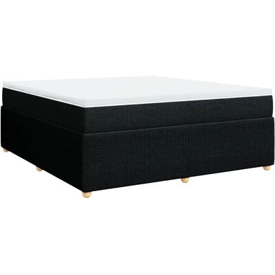 vidaXL Boxspringbett mit Matratze Schwarz 200x200 cm - Komfort & Stabilität vidaXL Boxspringbett mit Matratze Schwarz 200x200 cm - Komfort & Stabilität