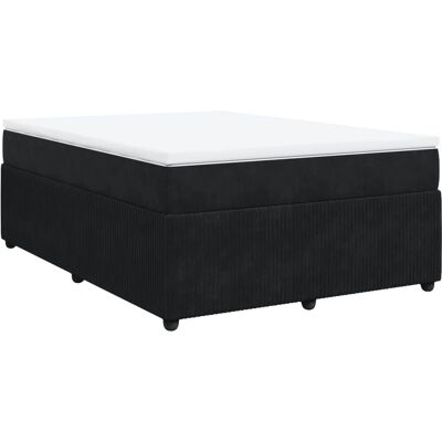 vidaXL Boxspringbett mit Samtstoff - 160x200cm - Bett vidaXL Boxspringbett mit Samtstoff - 160x200cm - Bett