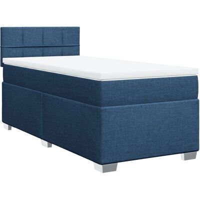 vidaXL 3285777 Bett - Stützendes Blaues Stoffrahmen vidaXL 3285777 Bett - Stützendes Blaues Stoffrahmen