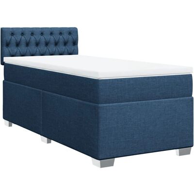 vidaXL Bett - Blau, 90x200cm, Modell 3285784 - Bett vidaXL Bett - Blau, 90x200cm, Modell 3285784 - Bett