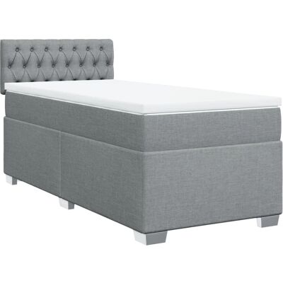 vidaXL Boxspringbett mit Matratze - Bett vidaXL Boxspringbett mit Matratze - Bett